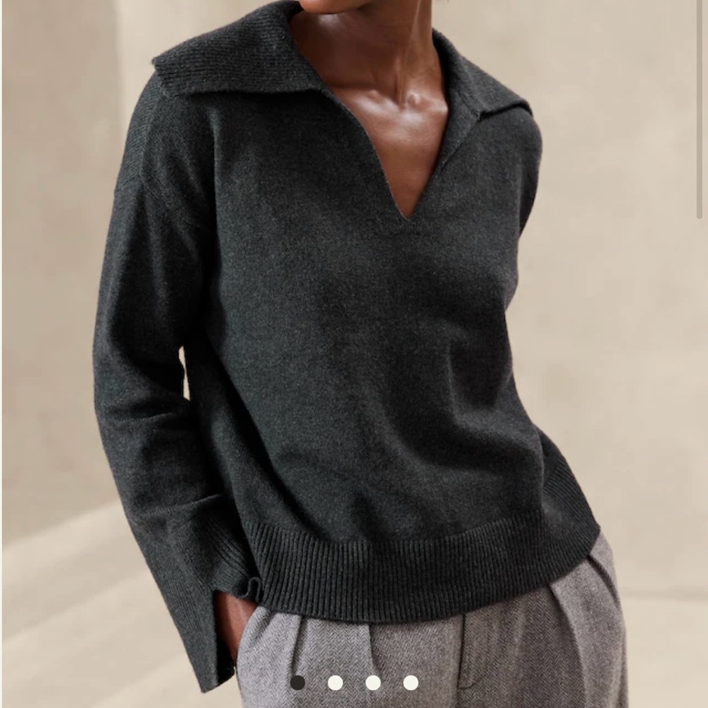 Banana Republic Johnny Collar Sweater
